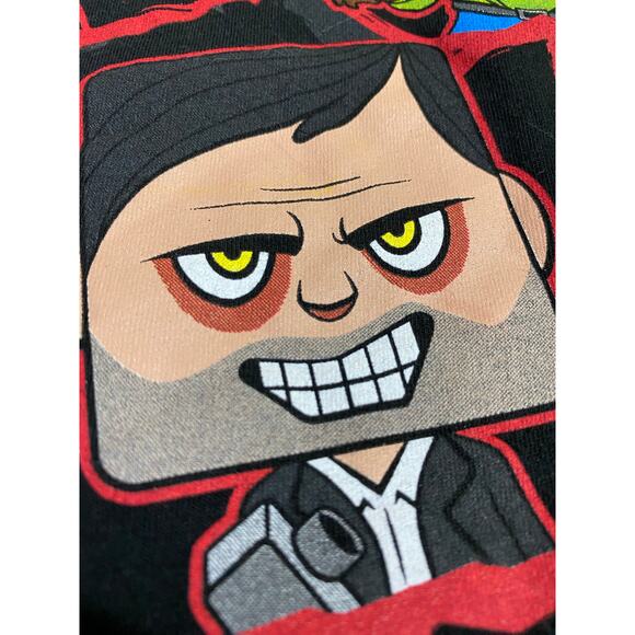 Halloween Horror Nights Shirt Men's XL Black Red Ringer Graphic Tee 2022 - Picture 8 of 9